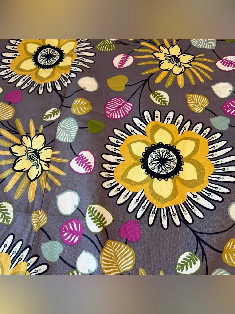 Sweet Potato Glenna Jean Medallion Floral Stripes Dorm Twin Size Duvet Cover